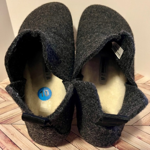 Birkenstock Andermatt High Slipper US 10 EU 43 Regular Anthracite Wool Shearling main image 10